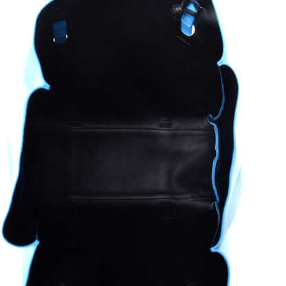 Balenciaga Veau Baltimore Double Sided Small Everyday Tote Bleu Turquoise Black 5 of 9