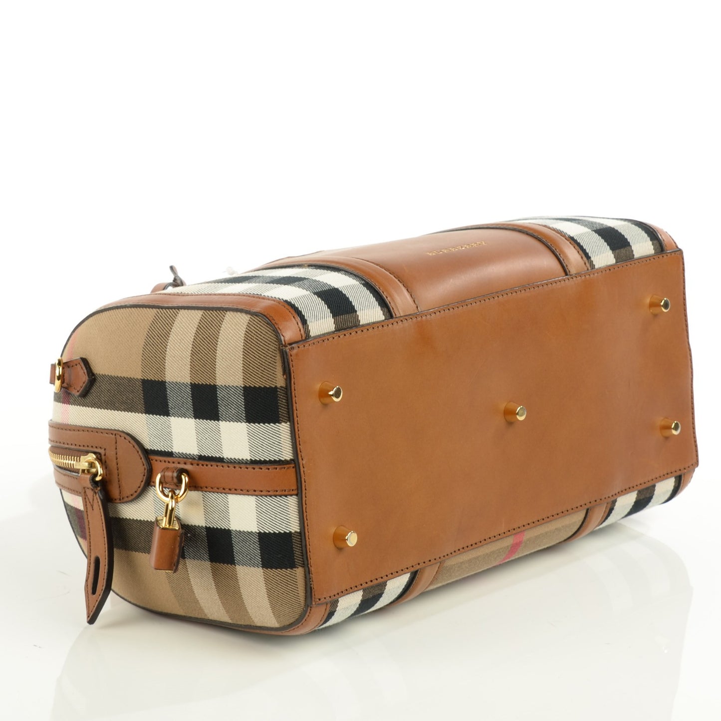 House Check Medium Alchester Bowling Bag Tan