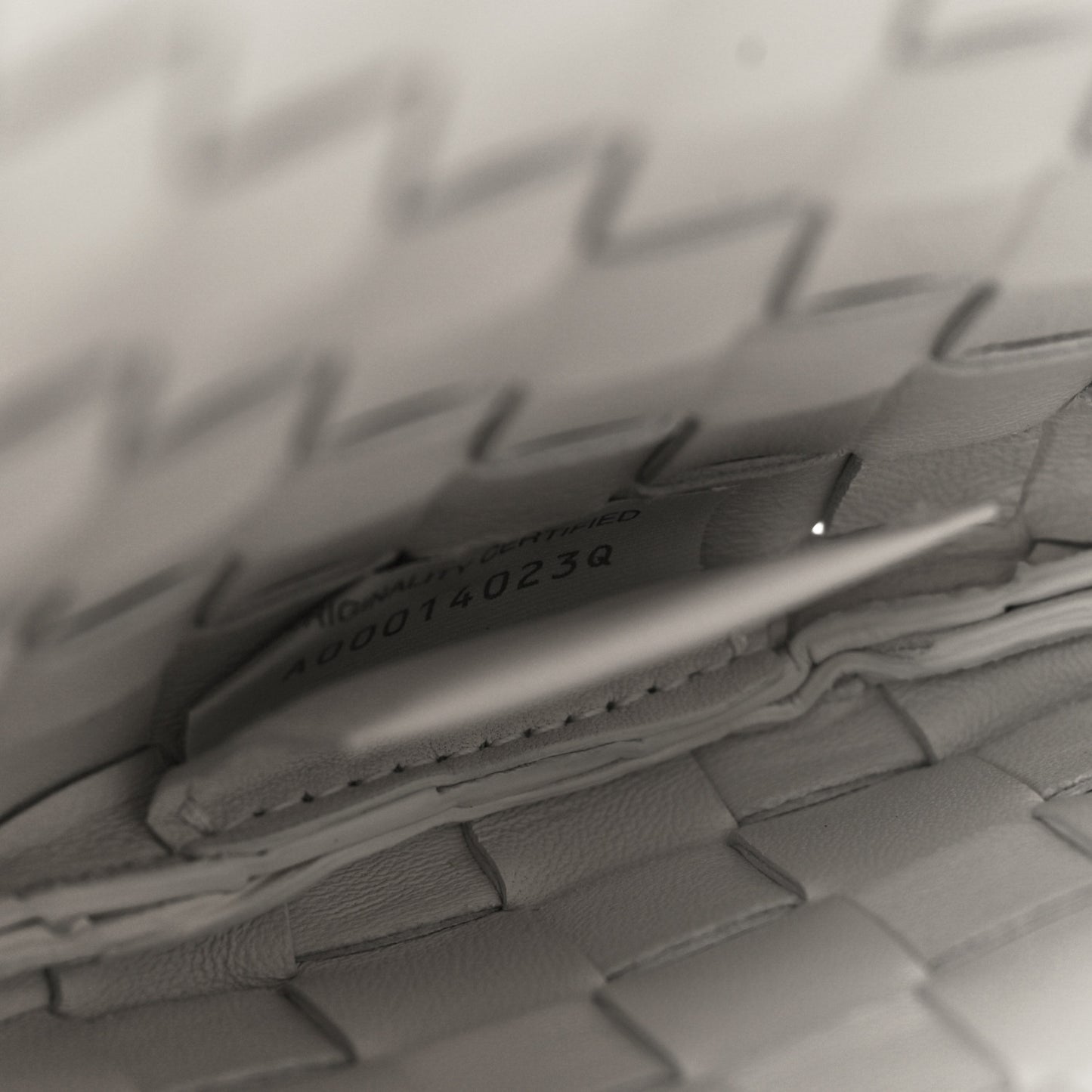 Nappa Intrecciato Sardine Bag Chalk