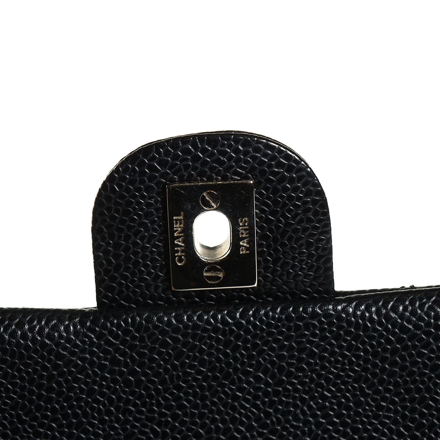 Chanel Caviar Quilted Jumbo Kelly Flap Black 5 of 8