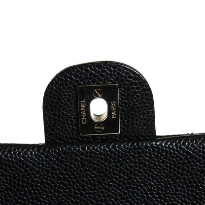 Chanel Caviar Quilted Jumbo Kelly Flap Black 5 of 8