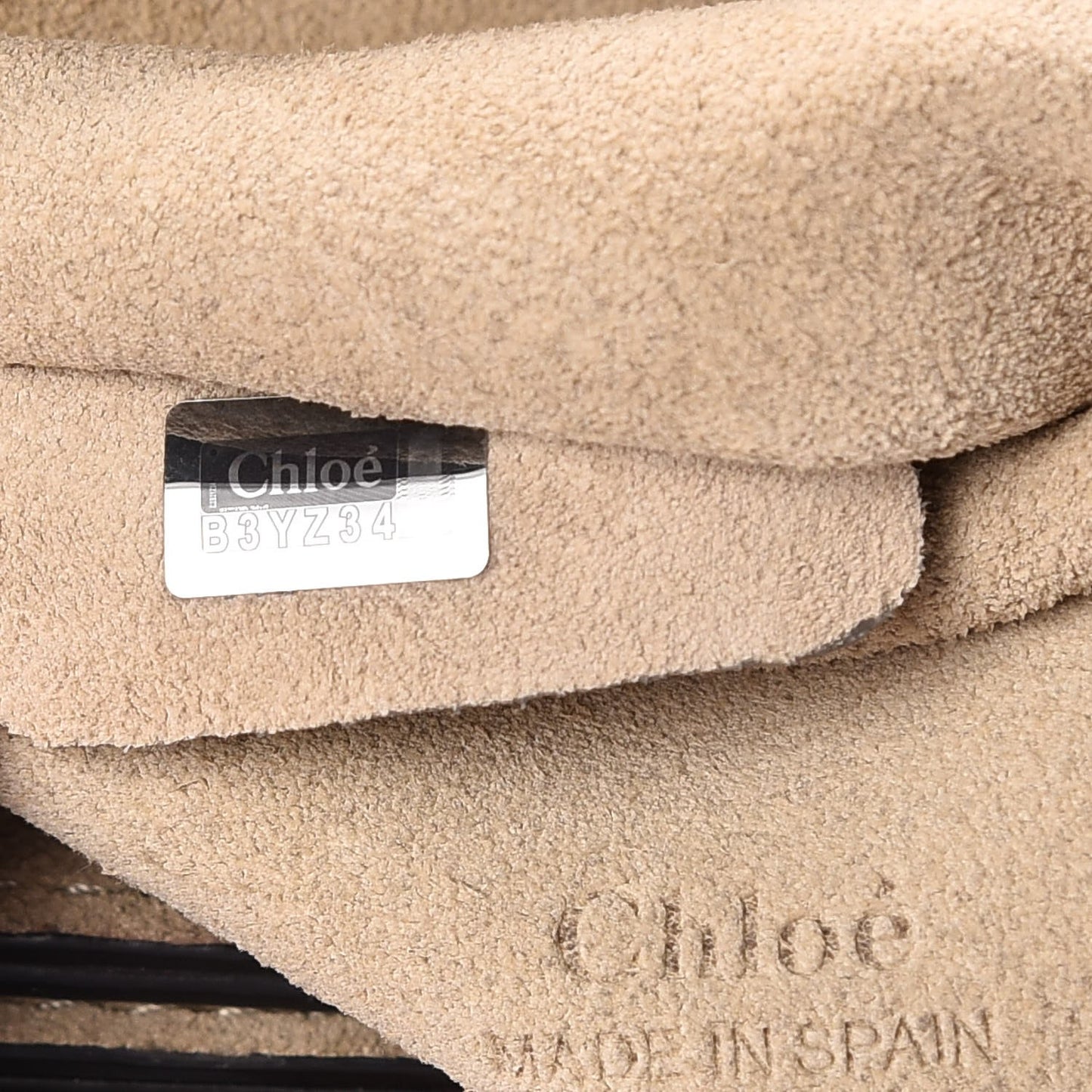 Suede Calfskin Small Faye Shoulder Bag Tobacco