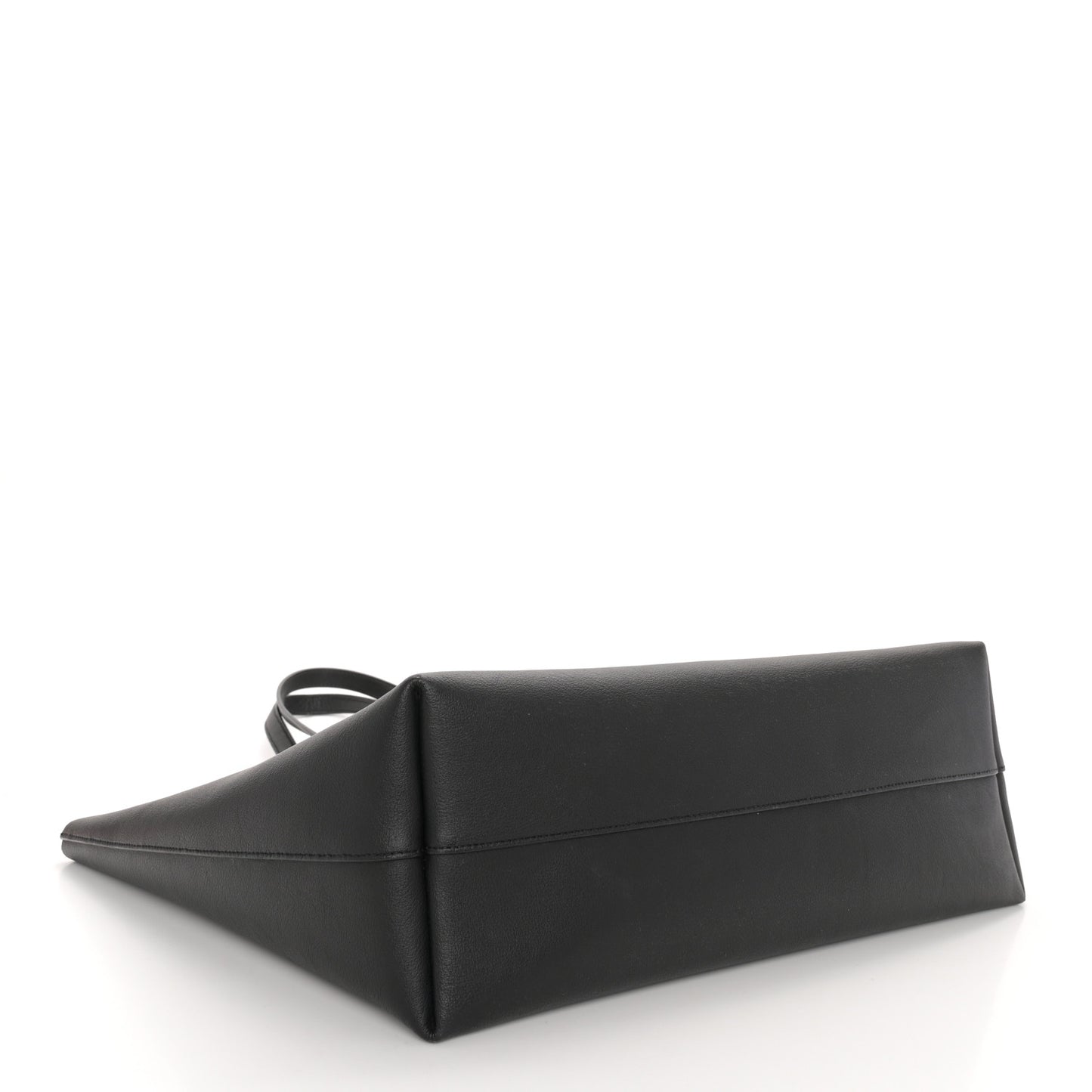 Calfskin Large Shopping Tote Black