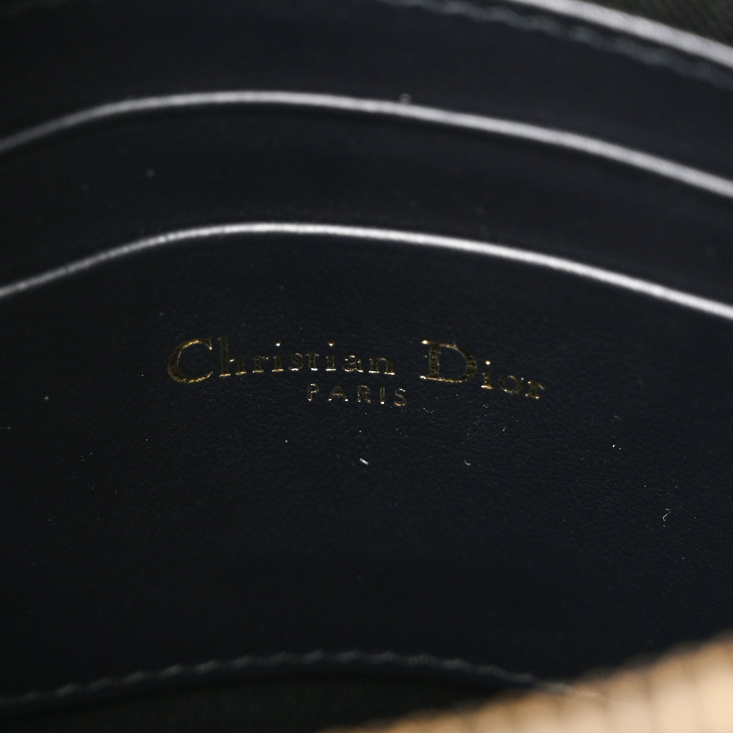 Oblique Saddle Rodeo Pouch Navy Blue
