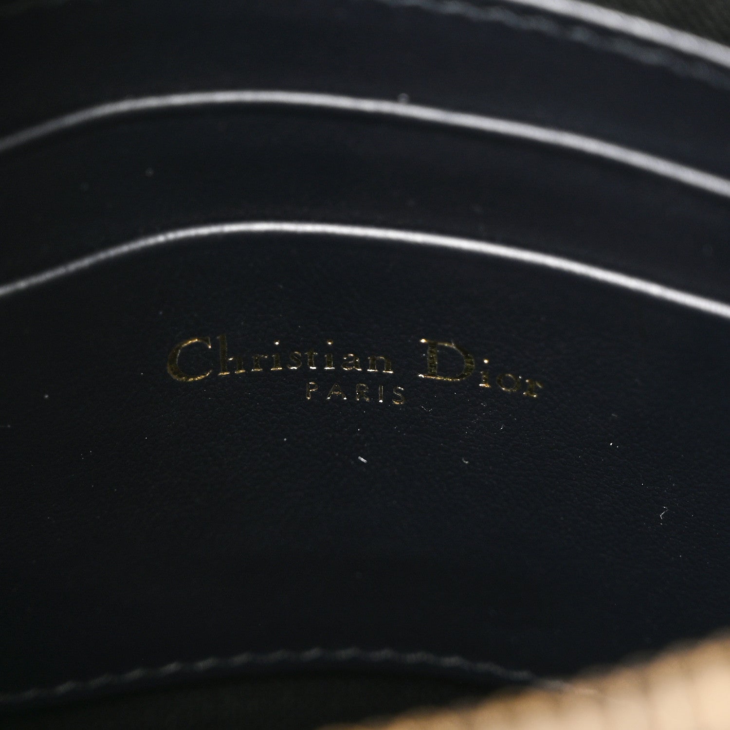 Christian Dior Oblique Saddle Rodeo Pouch Navy Blue 6 of 10