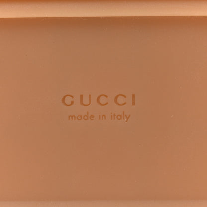 Gucci GG Supreme Monogram Water Flora Angelina Platform Slide Sandals 38 Beige White Multicolor 6 of 9