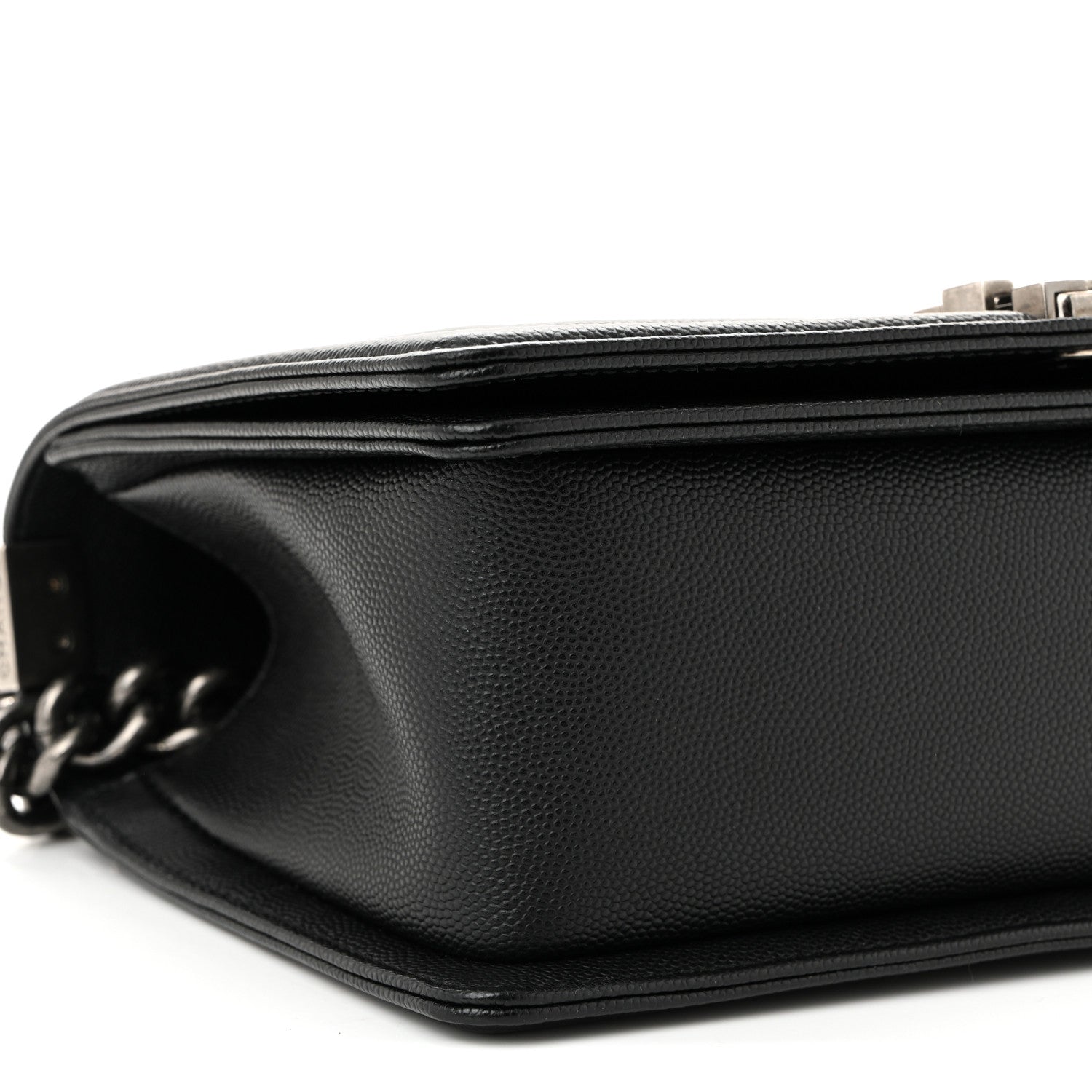 Chanel Caviar Quilted Medium Boy Flap Black 9 of 10