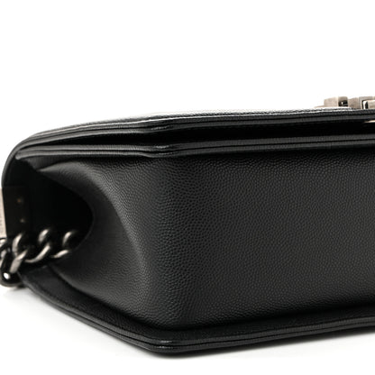 Chanel Caviar Quilted Medium Boy Flap Black 9 of 10