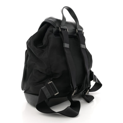 Prada Tessuto Nylon Soft Calfskin Pocket Backpack Black 3 of 11