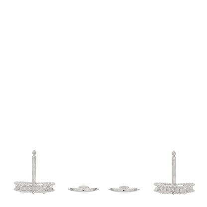 Van Cleef & Arpels 18K White Gold Turquoise Sweet Alhambra Butterfly Earrings 3 of 4