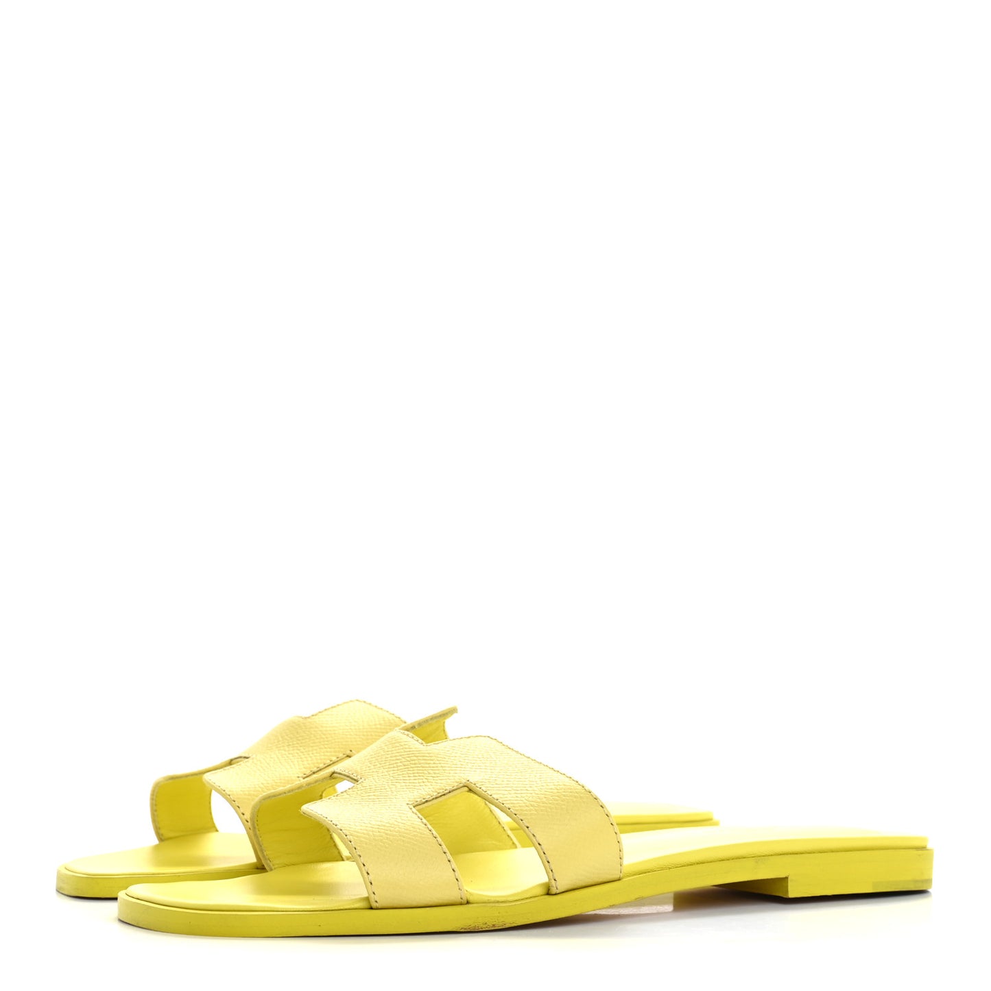 Epsom Oran Sandals 38.5 Jaune Pollen