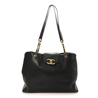 Chanel Caviar XL Weekender Bag Black 1 of 10