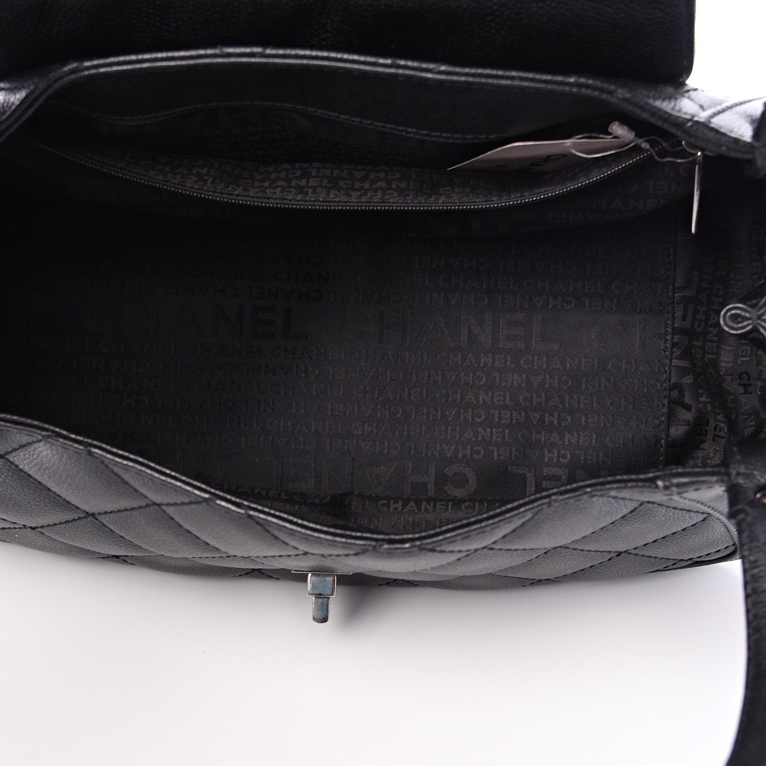 Chanel Caviar Quilted Mademoiselle Flap Bag Black 4 of 10