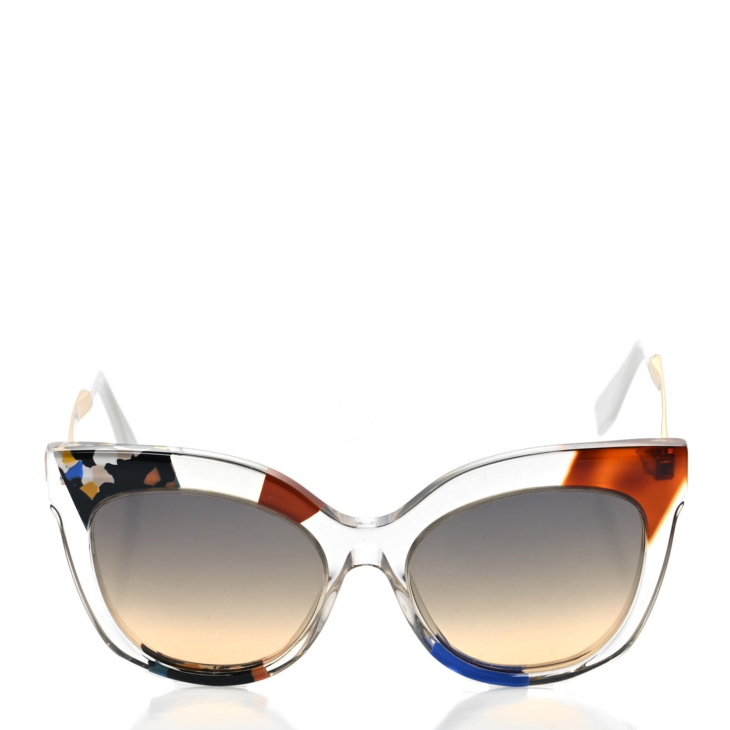 Oversized Jungle Sunglasses FF 0179/S Transparent Honey