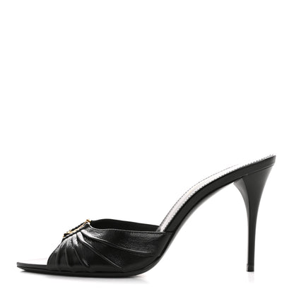 Saint Laurent Nappa Sugar Babylone 90 Mules 36.5 Black 1 of 11