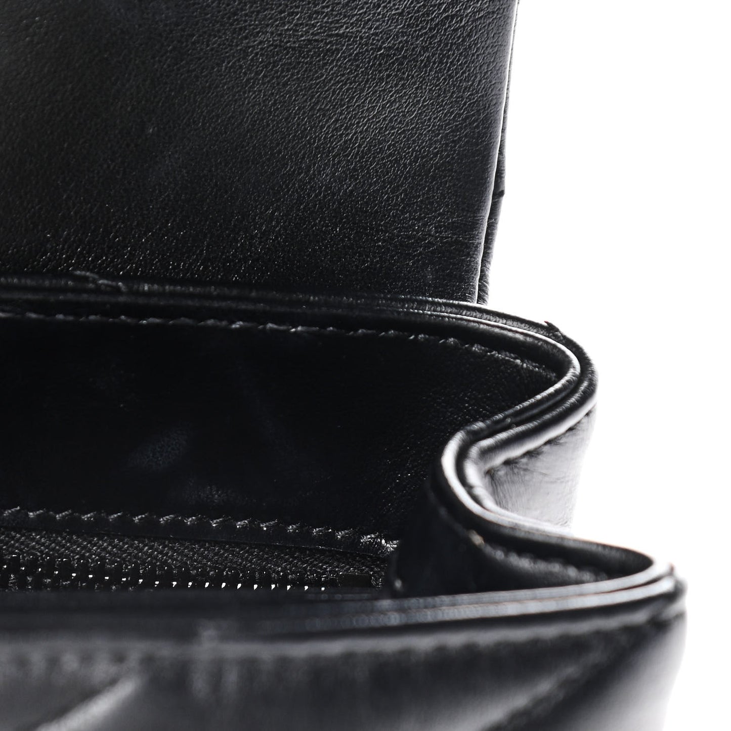 Calfskin Y Quilted Monogram Toy Loulou Crossbody Bag Black