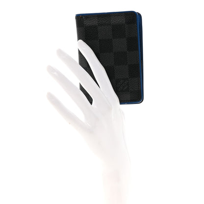 Louis Vuitton Damier Graphite Pocket Organizer Bleu Neon 2 of 6