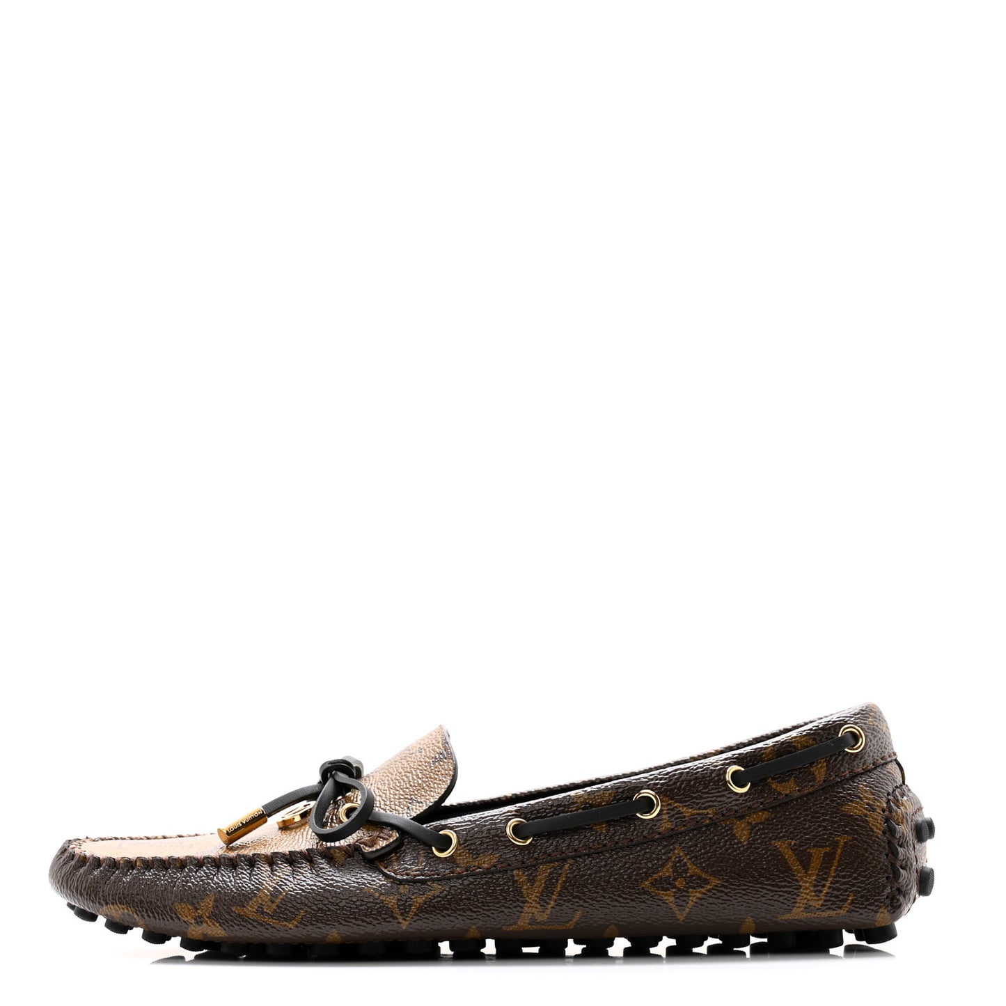 Patent Reverse Monogram Gloria Loafers 38.5