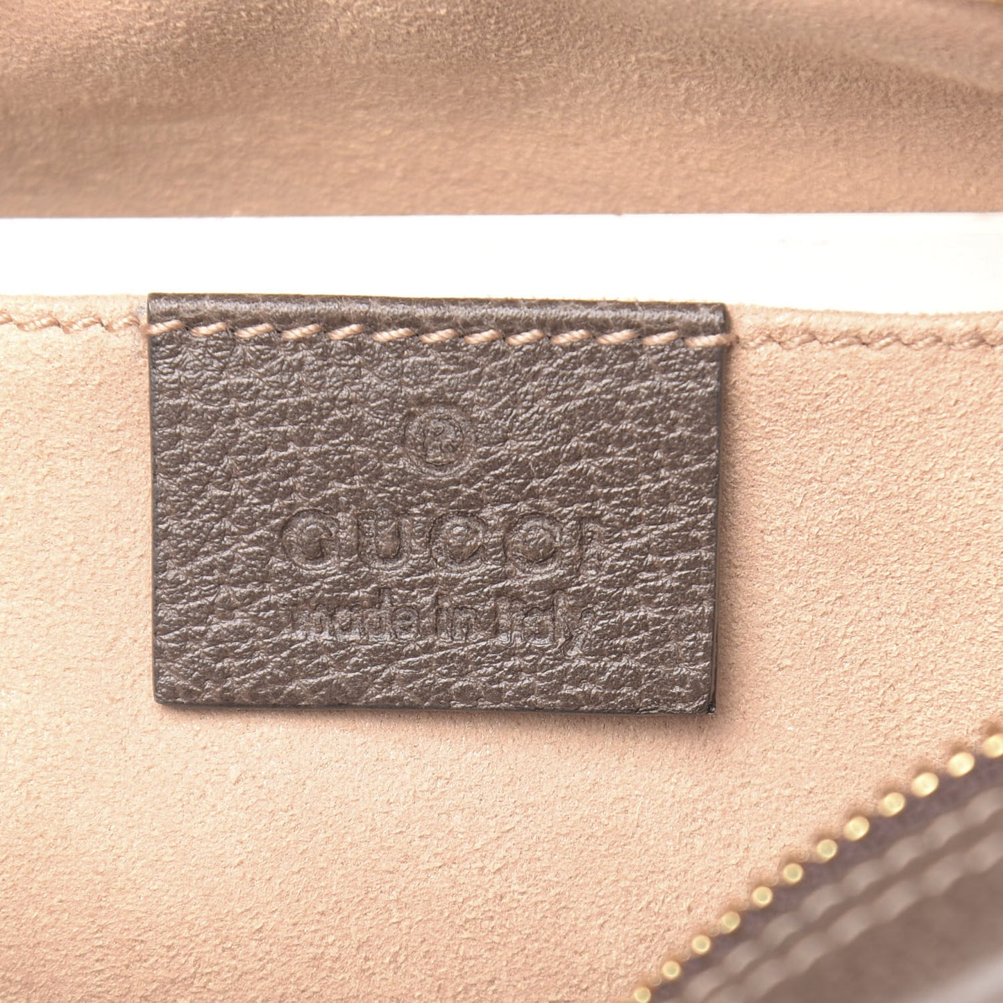 GG Supreme Monogram Web Small Ophidia Belt Bag 75 30 Dark Brown