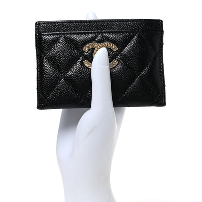 Chanel Caviar Quilted Multi Chain CC Card Holder Black 2 of 8