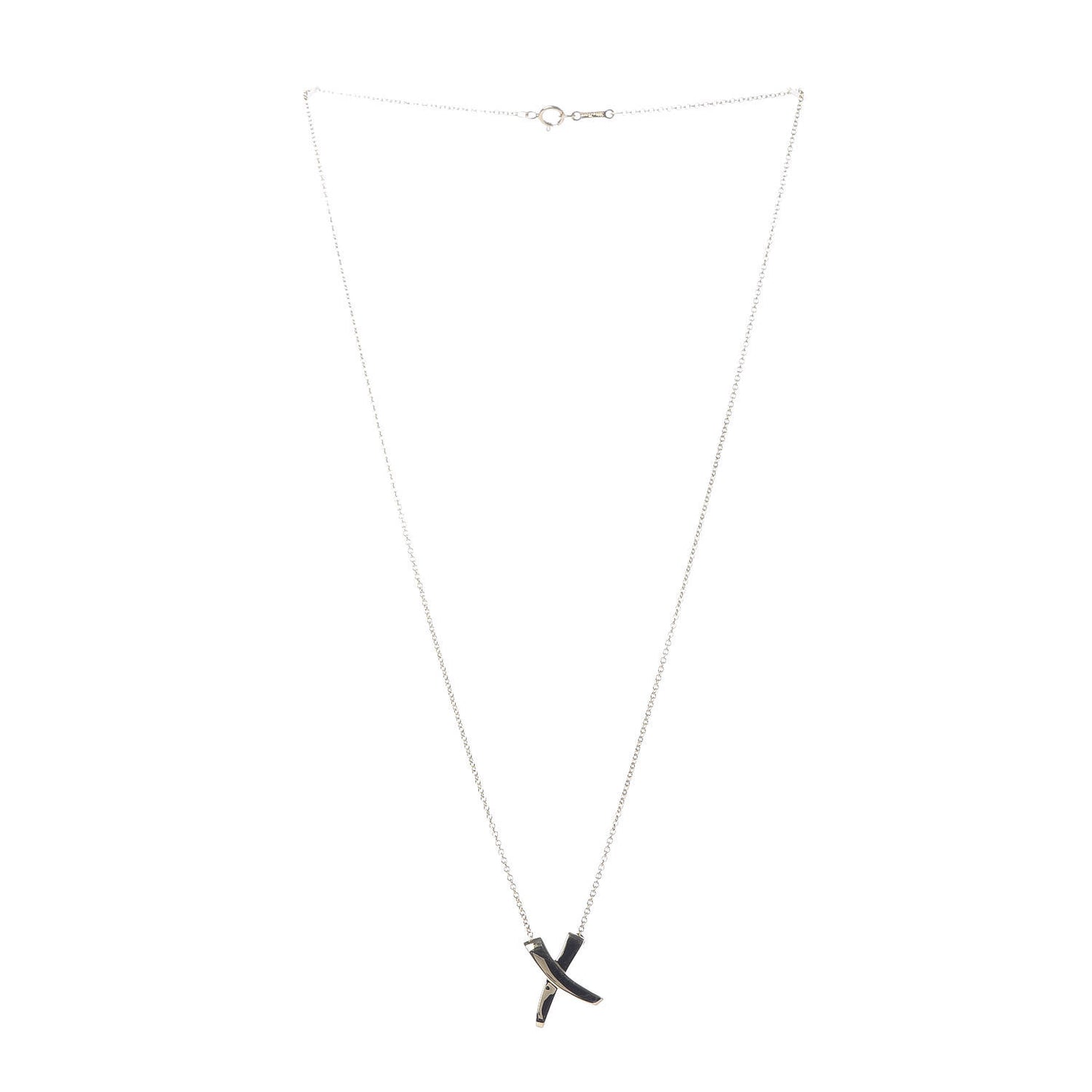 18K Yellow Gold Paloma Picasso Graffiti X Pendant Necklace