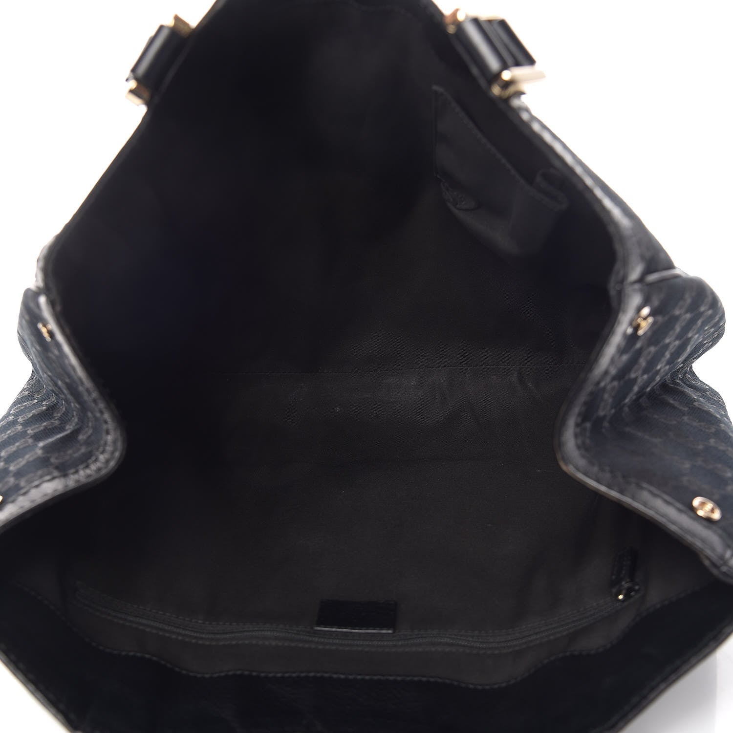 Gucci Monogram Web Large New Ladies Hobo Black 7 of 10
