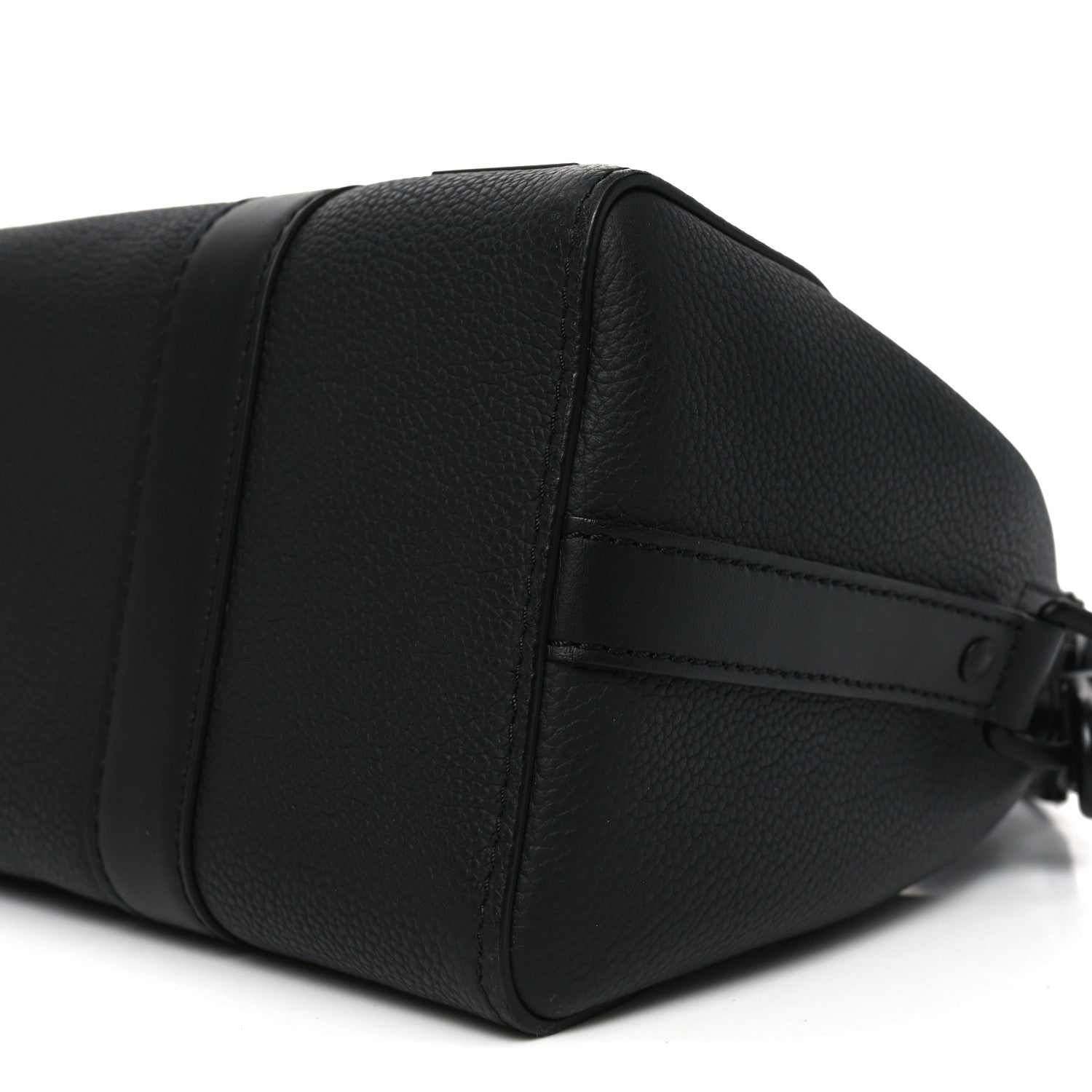 Louis Vuitton Grained Calfskin Aerogram City Keepall Black 9 of 9