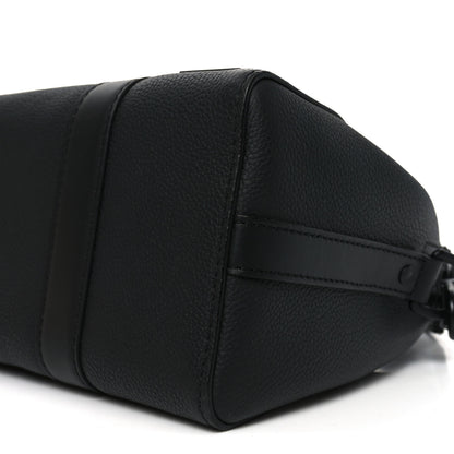 Louis Vuitton Grained Calfskin Aerogram City Keepall Black 9 of 9