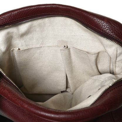 Gucci Pebbled Calfskin Medium Soho Messenger Bag Burgundy 12 of 18