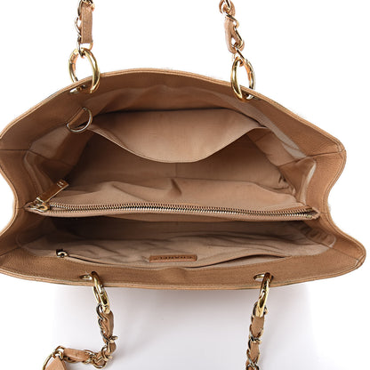 Chanel Caviar Quilted Grand Shopping Tote GST Beige 5 of 12