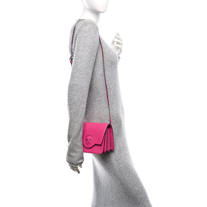 Versace Grained Calfskin La Medusa Shoulder Bag Pink Lilac 2 of 10