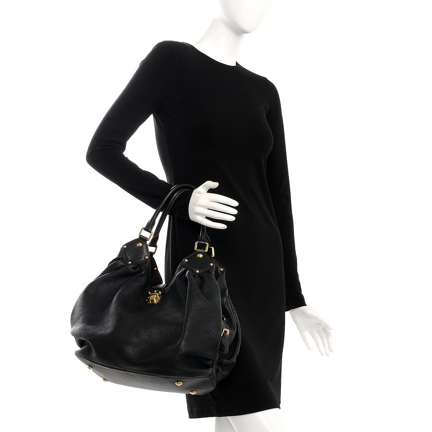 Louis Vuitton Mahina L Black 2 of 9