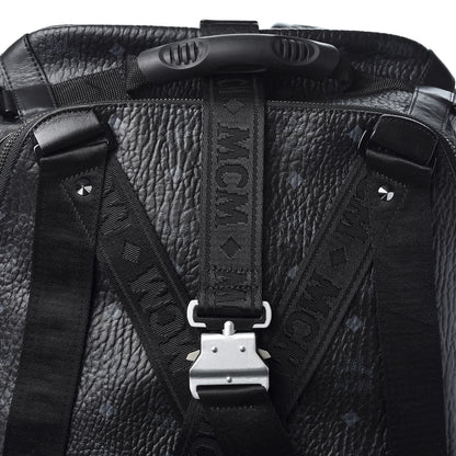 MCM Visetos Medium Jemison Backpack Black 9 of 9
