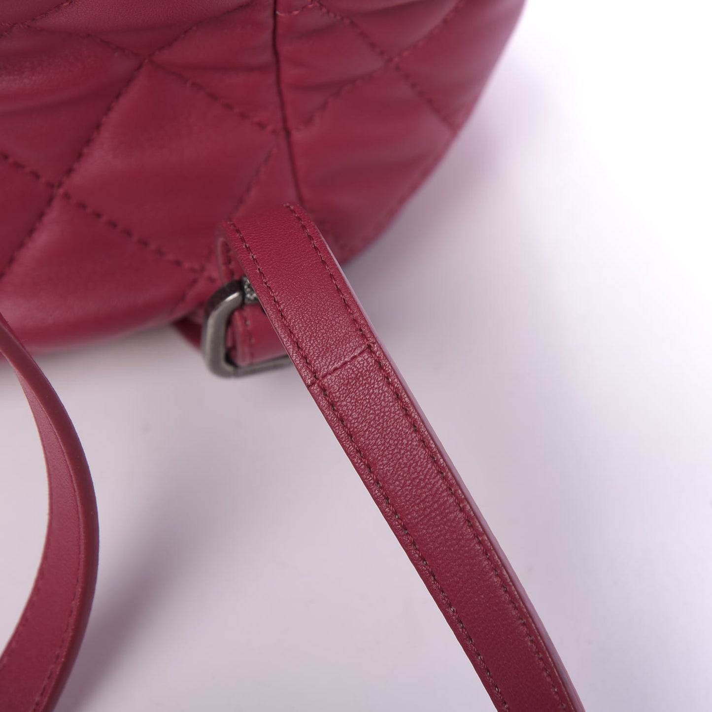 Lambskin Quilted Daily Supple Backpack Fuchsia