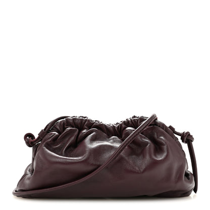 Mansur Gavriel Lambskin Mini Cloud Clutch Plum 1 of 9