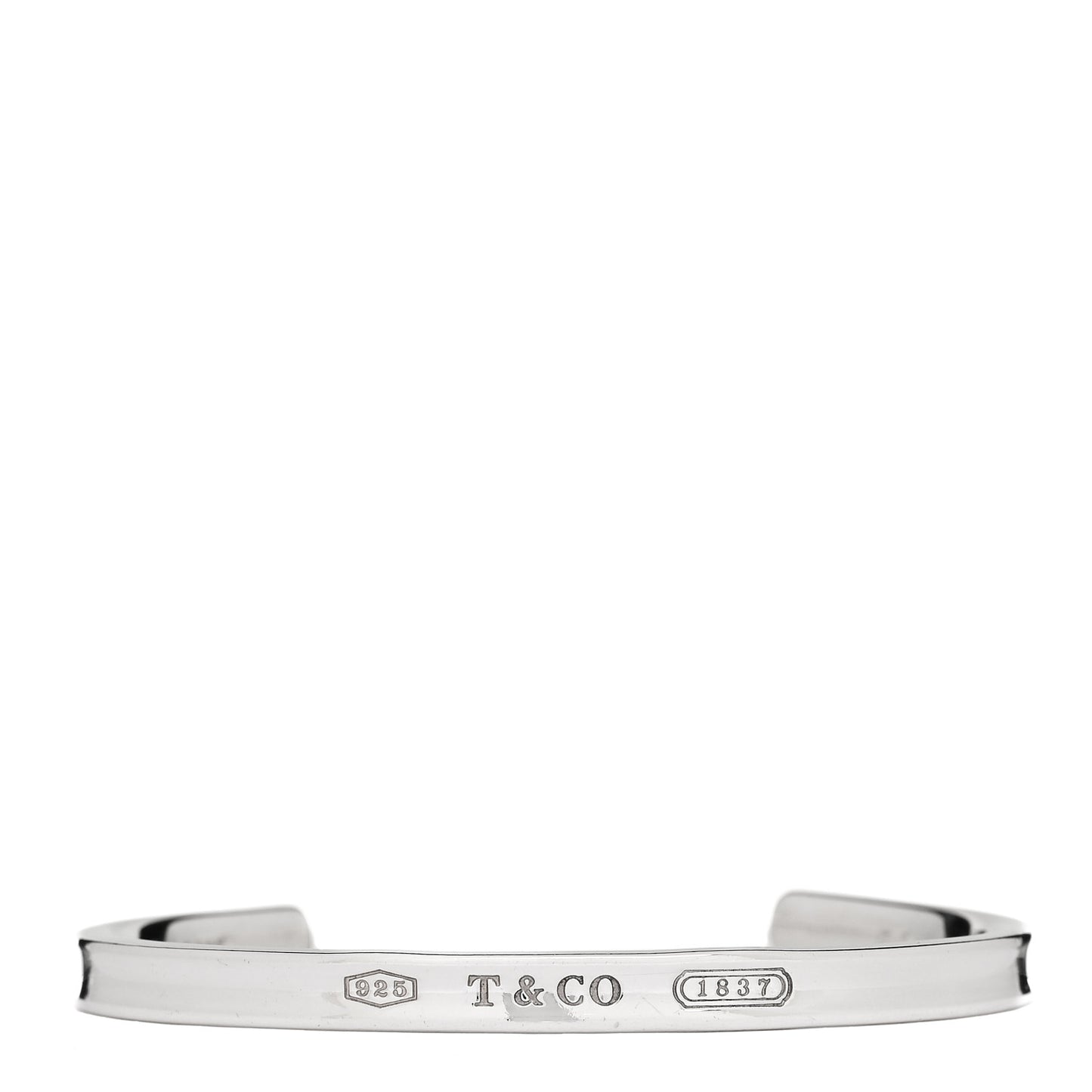 Sterling Silver Narrow 1837 Cuff Bracelet