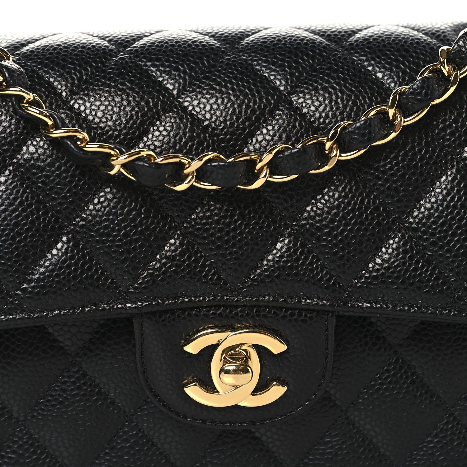 Chanel Caviar Quilted Small Double Flap Black 8 of 10