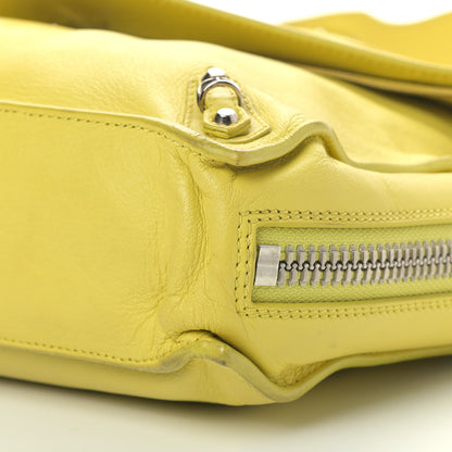 Balenciaga Calfskin Papier Sight Clutch Jaune Poussin 8 of 13