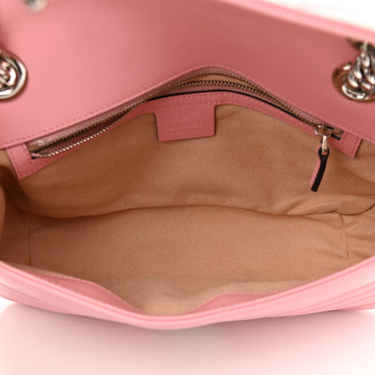 Gucci Calfskin Matelasse Small GG Marmont Shoulder Bag Wild Rose 5 of 10
