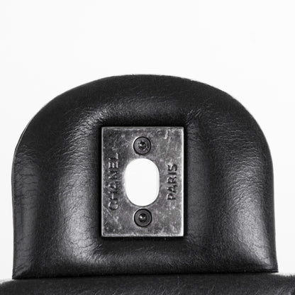 Chanel Calfskin Quilted Large Single Flap Black 6 of 9