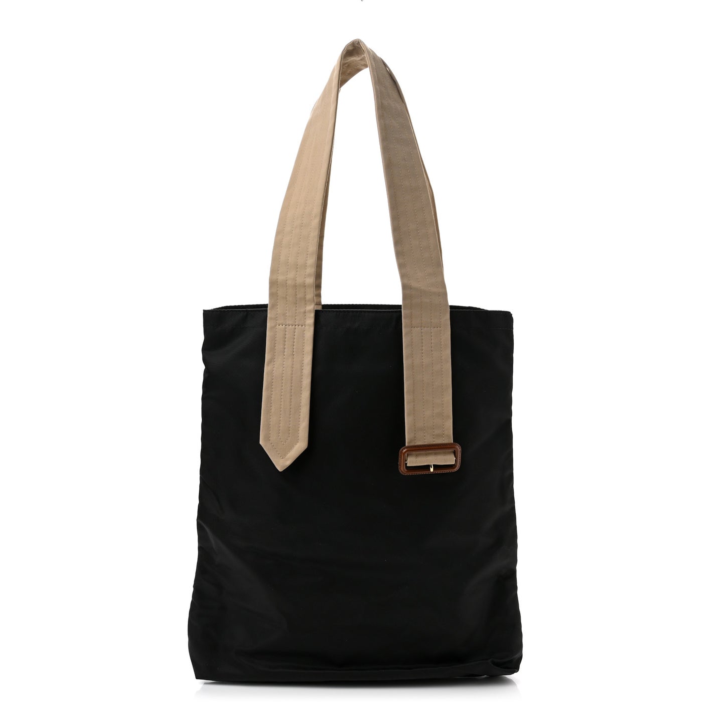 Nylon Trench Medium Trench Tote Bag Black