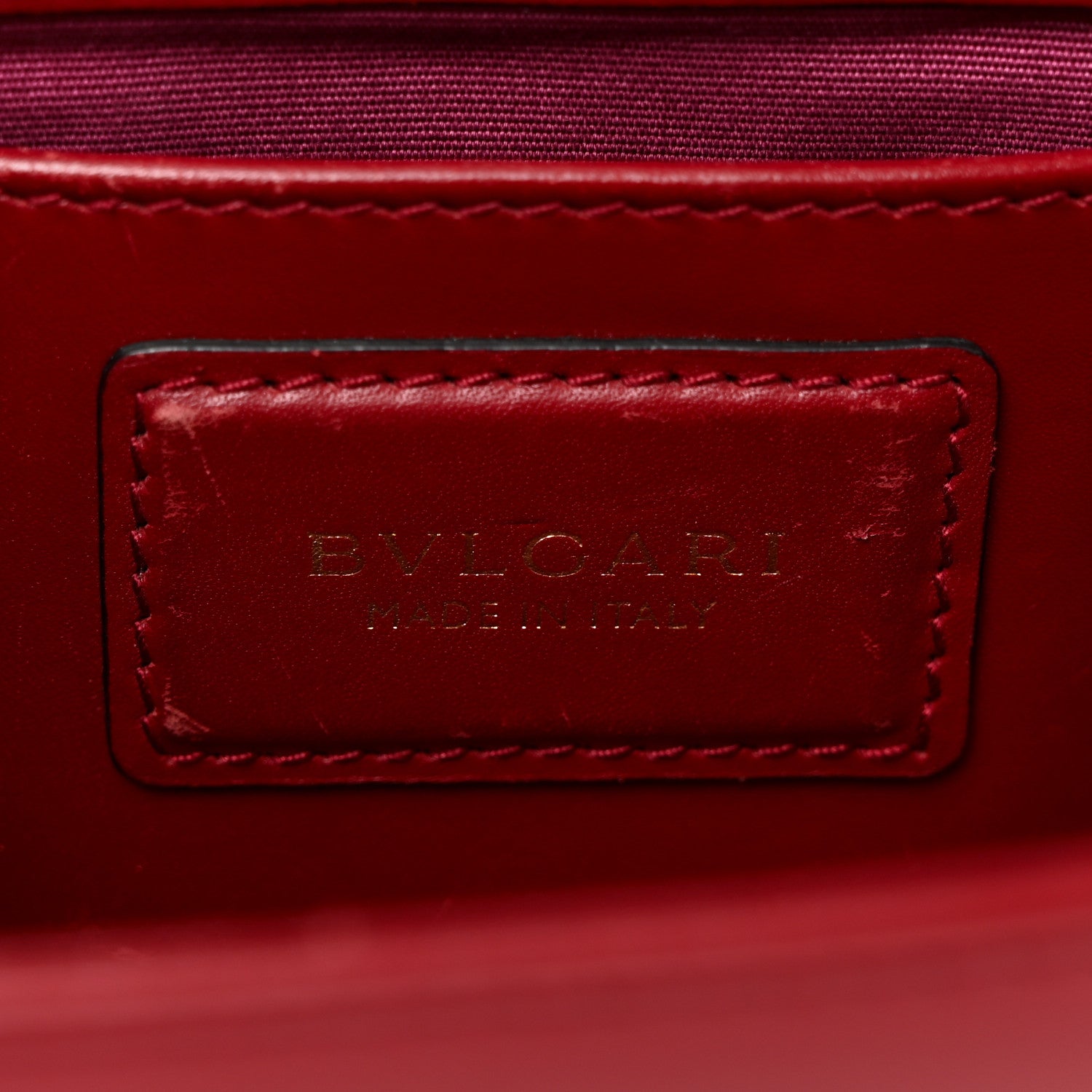 Bulgari Calfskin Serpenti Forever Crossbody Bag Ruby Red 7 of 14