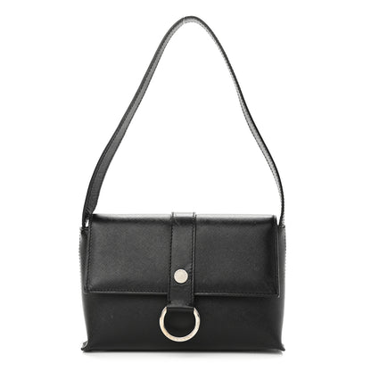 Burberry Textured Calfskin Shoulder Bag Black 1 of 12