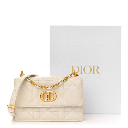 Christian Dior Lambskin Macrocannage Mini Miss Caro Bag Latte 11 of 11