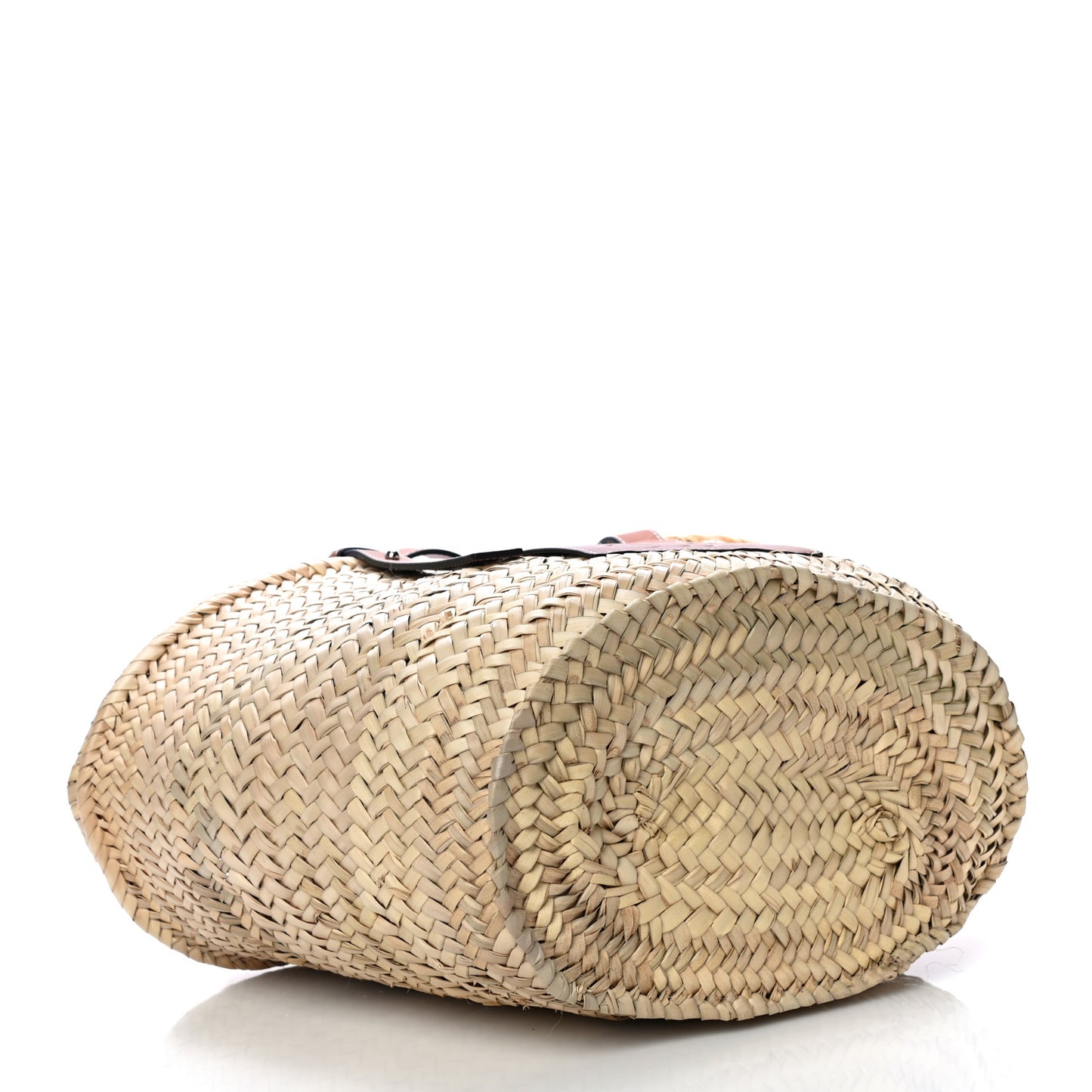 Raffia Basket Tote Bag Natural Tan