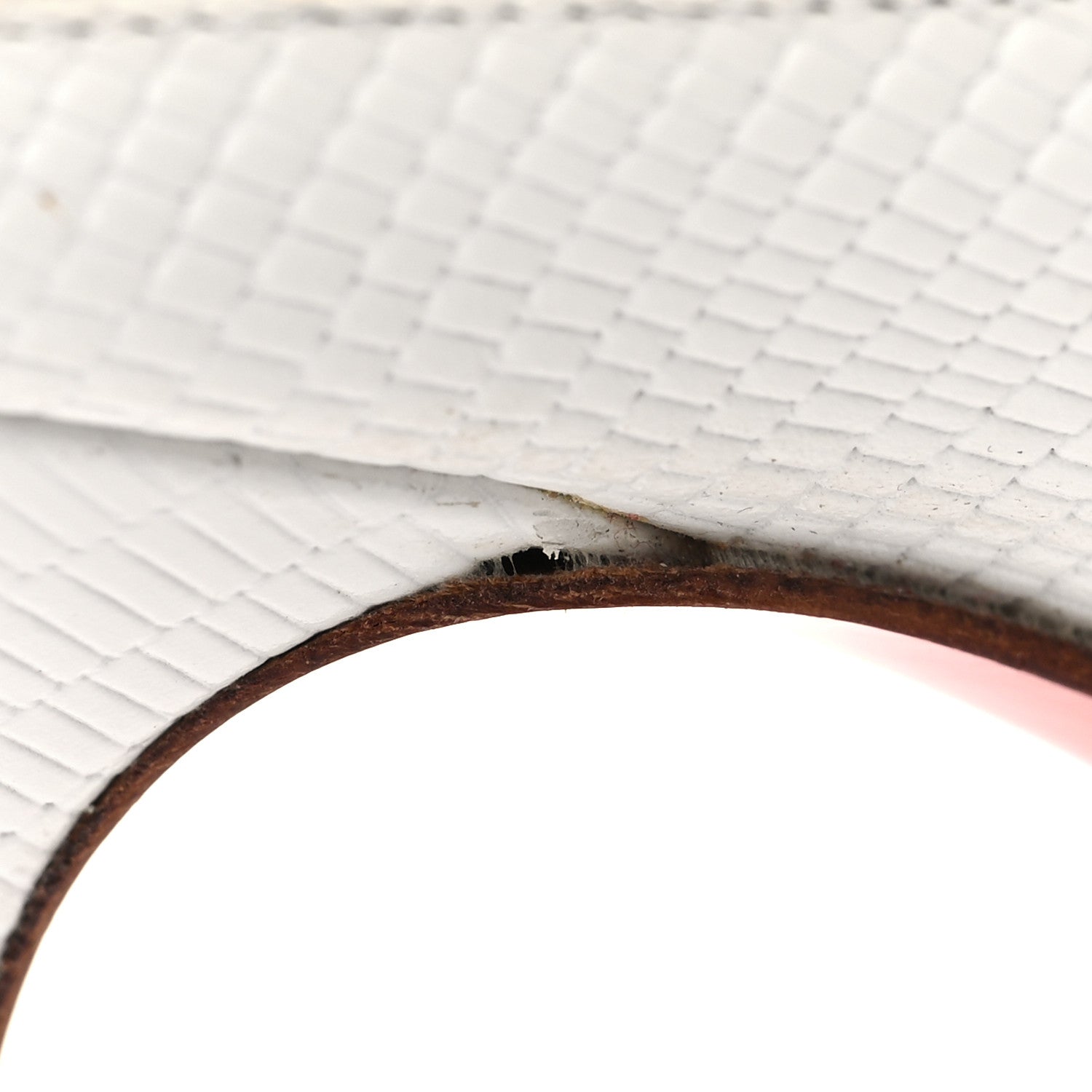 Christian Louboutin Calfskin Lizard Embossed Quart 80 Mules 37 White 11 of 11