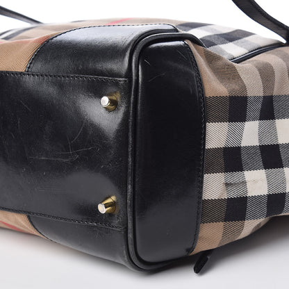 Burberry House Check Small Canterbury Tote Black 12 of 19