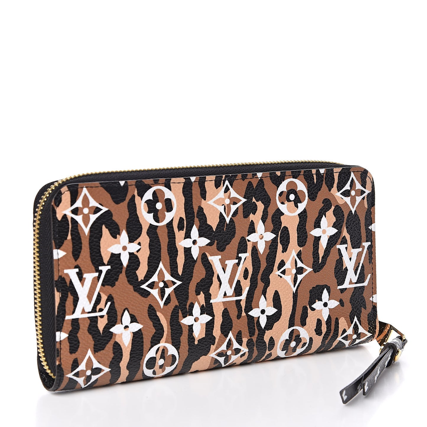 Monogram Giant Jungle Zippy Wallet Black