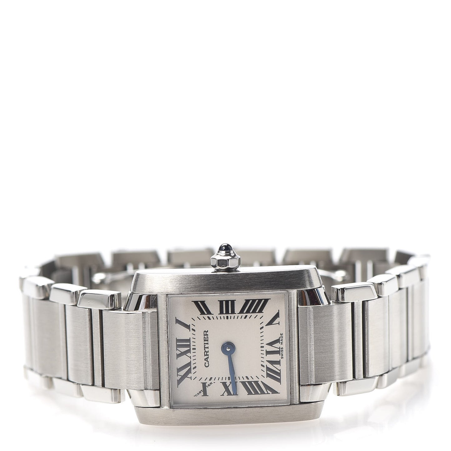 Stainless Steel 20mm Tank Francaise Quartz Watch