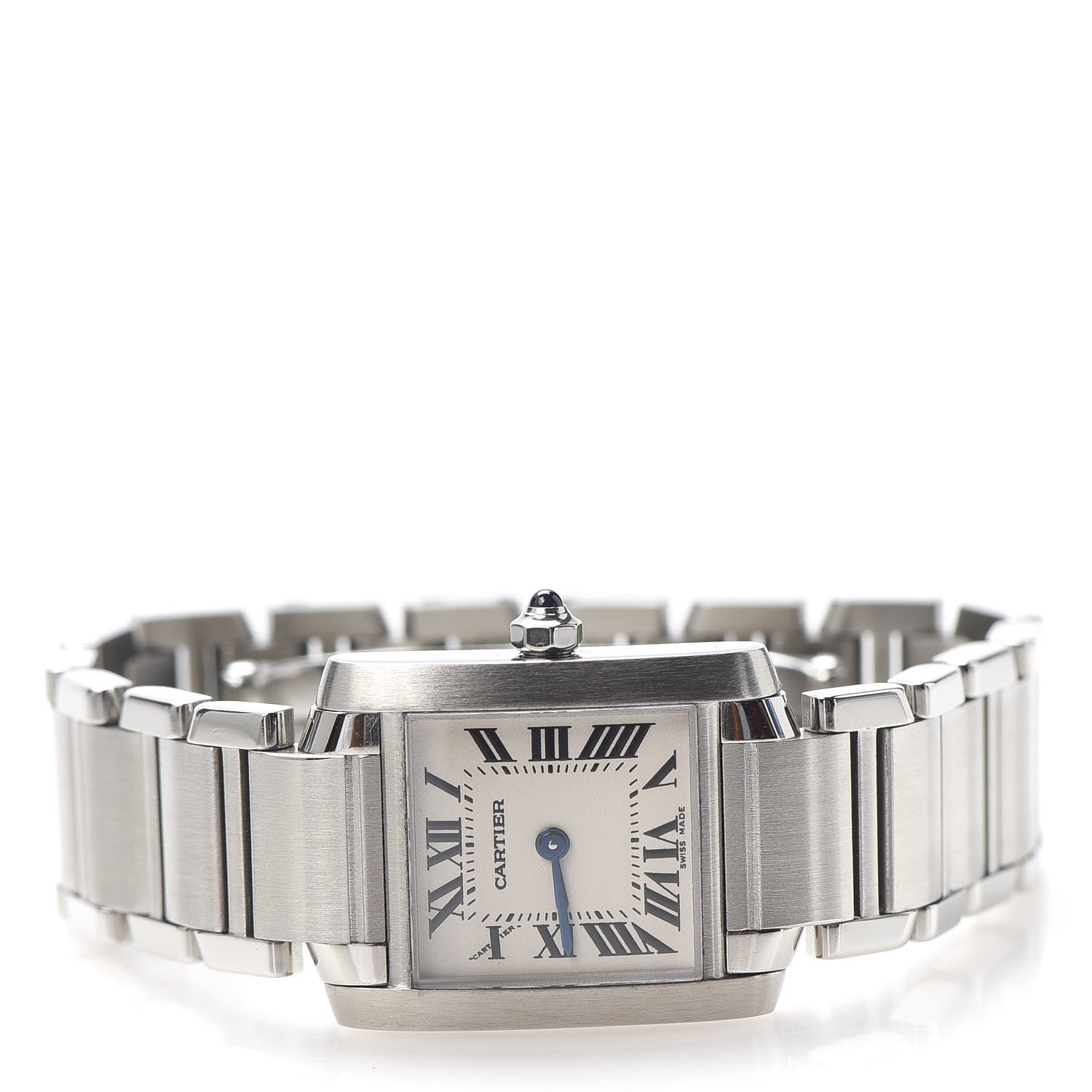 Cartier Stainless Steel 20mm Tank Francaise Quartz Watch 3 of 7